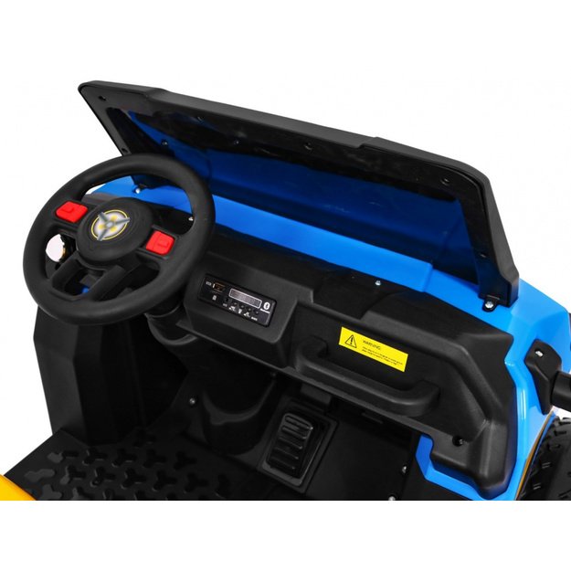 Dvivietis elektromobilis vaikams 4x4 Farmer Truck, mėlynas