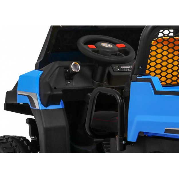 Dvivietis elektromobilis vaikams 4x4 Farmer Truck, mėlynas