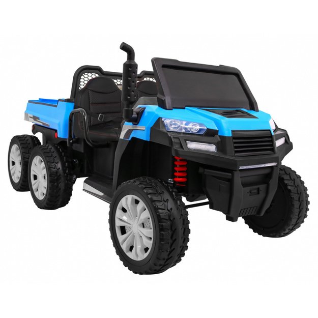 Dvivietis elektromobilis vaikams 4x4 Farmer Truck, mėlynas