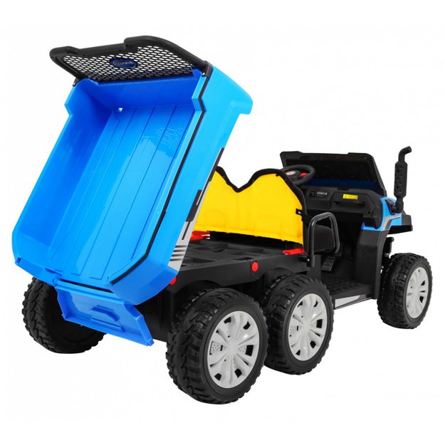 Dvivietis elektromobilis vaikams 4x4 Farmer Truck, mėlynas