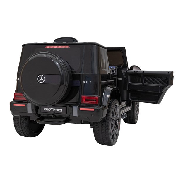 Vienvietis elektrinis džipas vaikams Mercedes AMG G63, juodas