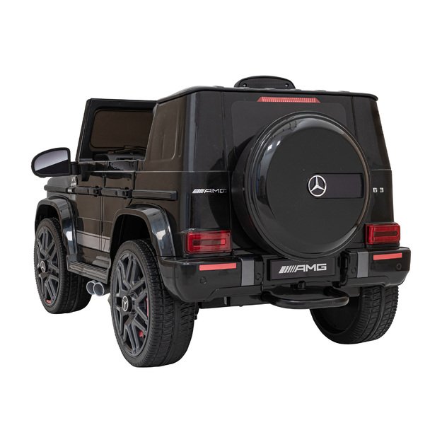 Vienvietis elektrinis džipas vaikams Mercedes AMG G63, juodas