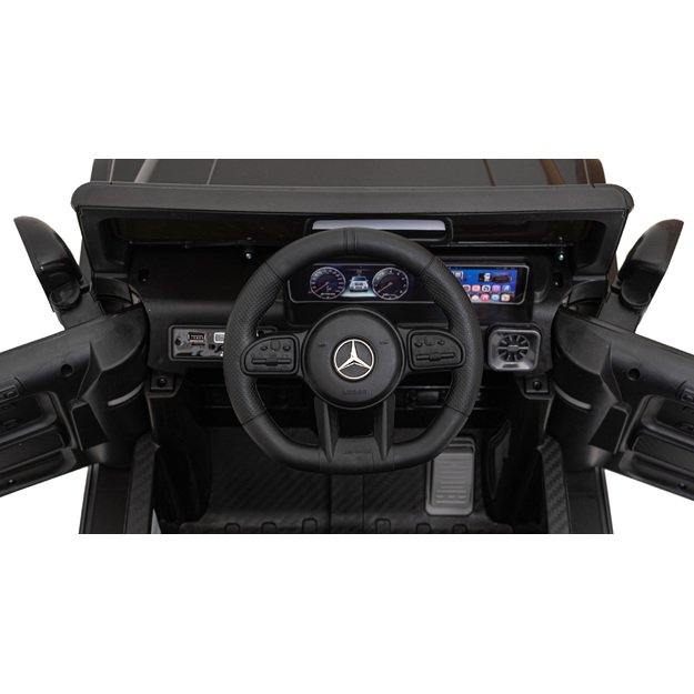 Vienvietis elektrinis džipas vaikams Mercedes AMG G63, juodas