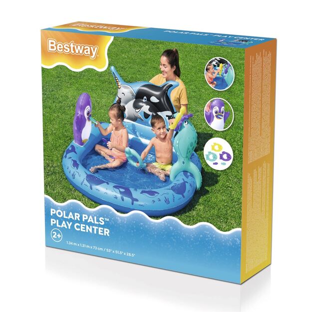 Pripučiamas baseinas vaikams „Sea Adventure“ 134x131x73cm, BESTWAY