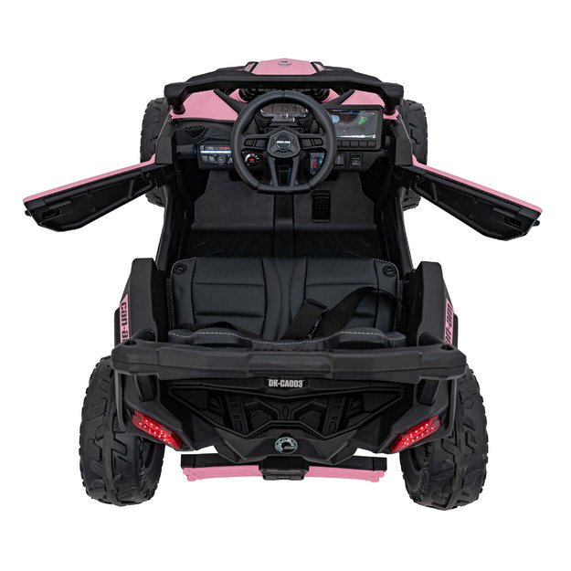 Vienvietis elektrinis bagis vaikams Maverick CAN-AM, rožinis