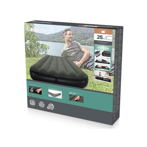 Vienvietis pripučiamas čiužinys 188x99cm  Bestway 6713L