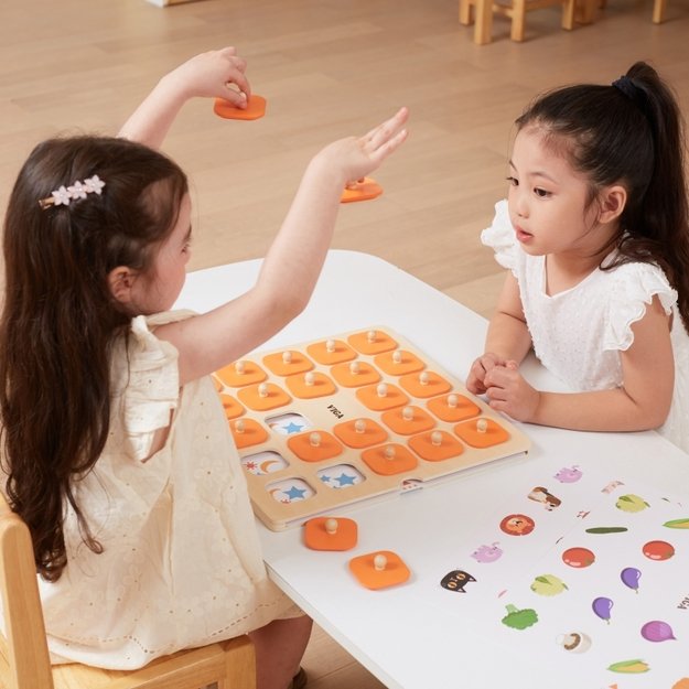 Arkadinis Montessori atminties žaidimas „ Atspėk paveikslėlius“, Viga 