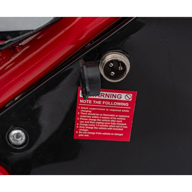 Vaikiškas elektrinis motociklas RENEGADE 50R, raudonas