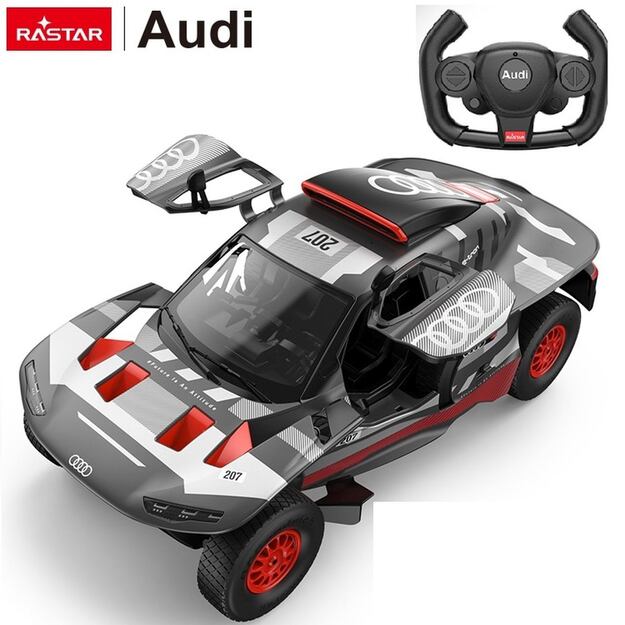 Nuotoliniu būdu valdomas AUDI RS Q e-tron automobilis, RASTAR