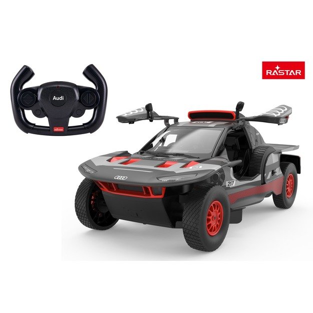 Nuotoliniu būdu valdomas AUDI RS Q e-tron automobilis, RASTAR