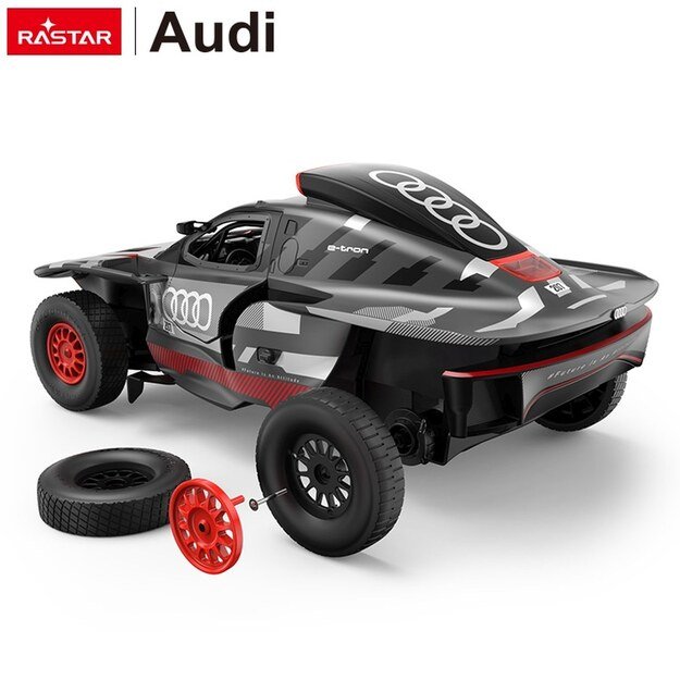 Nuotoliniu būdu valdomas AUDI RS Q e-tron automobilis, RASTAR