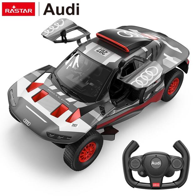 Nuotoliniu būdu valdomas AUDI RS Q e-tron automobilis, RASTAR