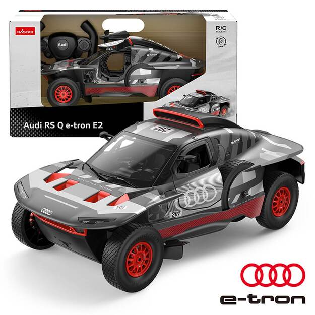 Nuotoliniu būdu valdomas AUDI RS Q e-tron automobilis, RASTAR