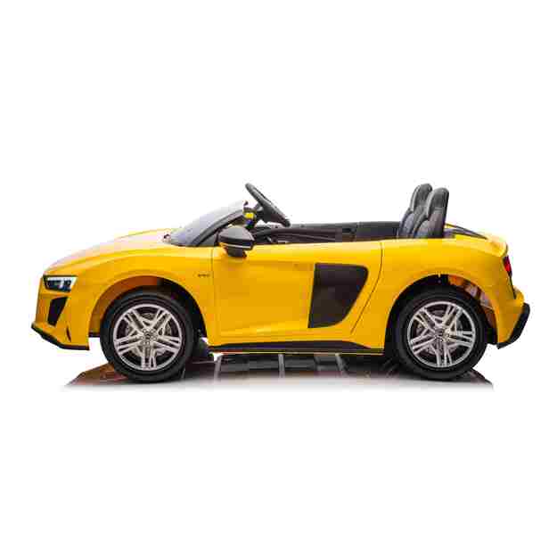 Dvivietis elektromobilis vaikams Audi Spyder R8 LIFT STRONG, geltonas