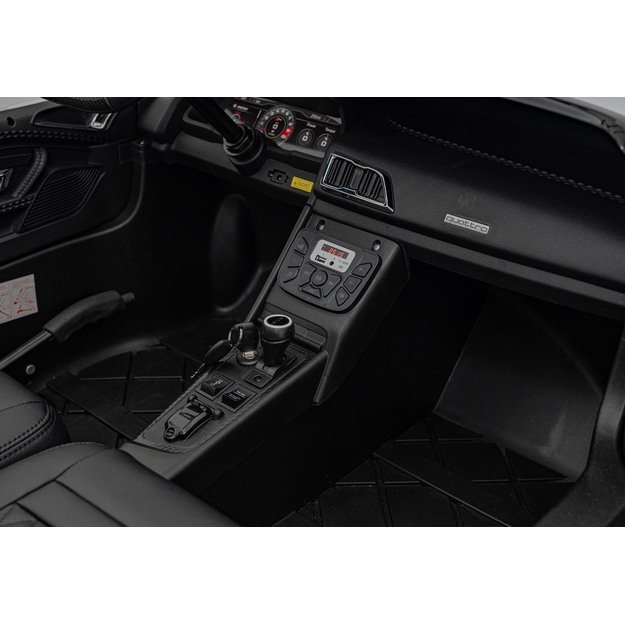 Dvivietis elektromobilis vaikams Audi Spyder R8 LIFT STRONG, geltonas