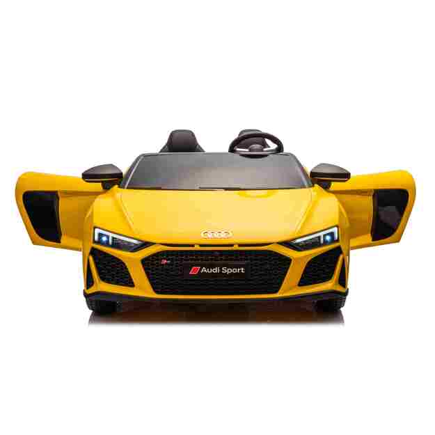 Dvivietis elektromobilis vaikams Audi Spyder R8 LIFT STRONG, geltonas