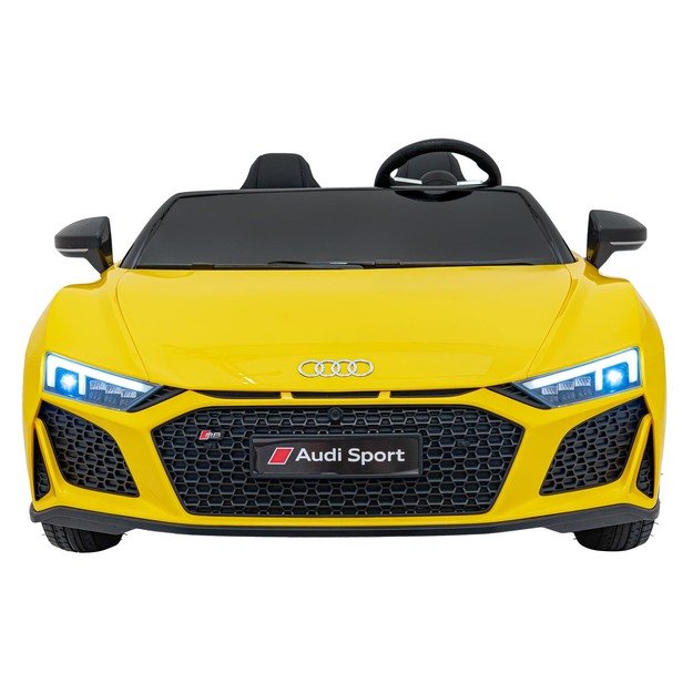 Dvivietis elektromobilis vaikams Audi Spyder R8 LIFT STRONG, geltonas