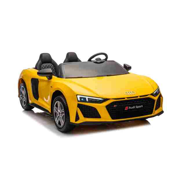 Dvivietis elektromobilis vaikams Audi Spyder R8 LIFT STRONG, geltonas