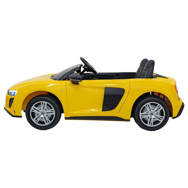 Dvivietis elektromobilis vaikams Audi Spyder R8 LIFT STRONG, geltonas