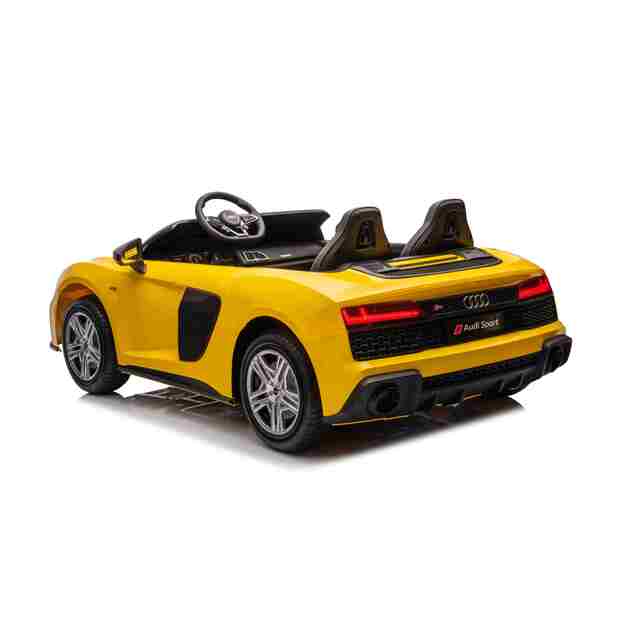 Dvivietis elektromobilis vaikams Audi Spyder R8 LIFT STRONG, geltonas