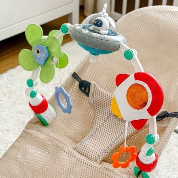 Pakabinami žaislai vaikiškam vežimėliui, Cosmos, WOOPIE BABY 2