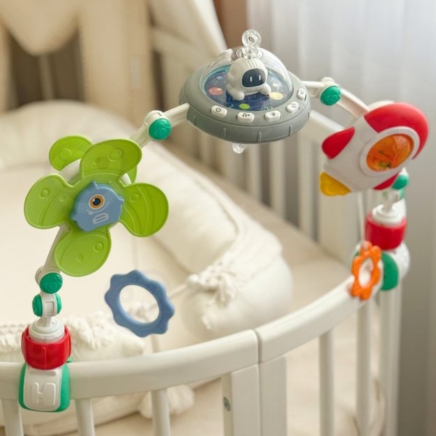 Pakabinami žaislai vaikiškam vežimėliui, Cosmos, WOOPIE BABY 1