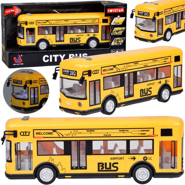 Žaislinis keleivinis autobusas su garso ir šviesos efektais 9