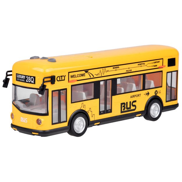 Žaislinis keleivinis autobusas su garso ir šviesos efektais 10