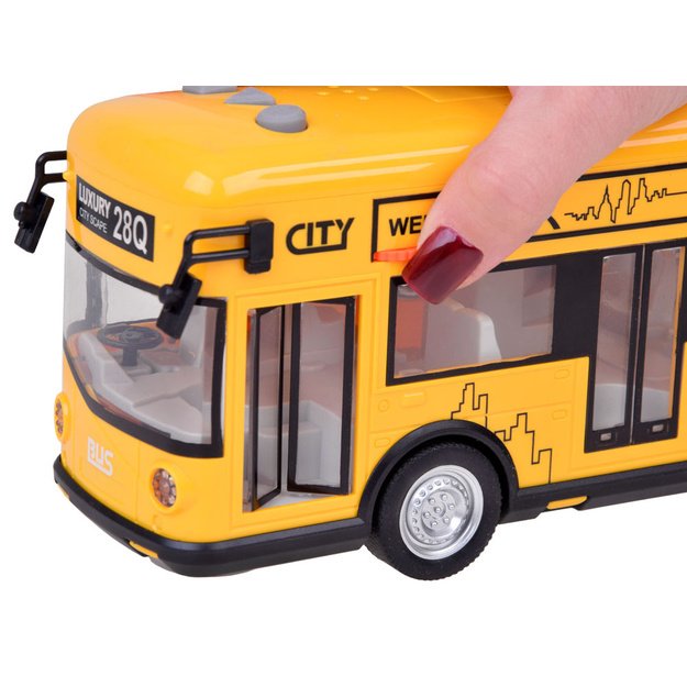 Žaislinis keleivinis autobusas su garso ir šviesos efektais 8