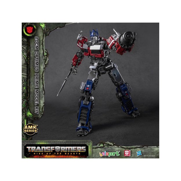 Žaislinis Hasbro Optimus Prime transformerio figūrėlė su priedais 20cm 
