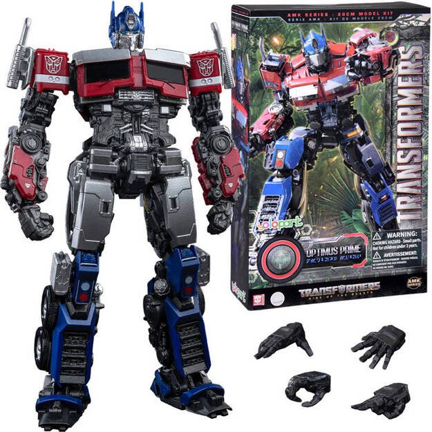 Žaislinis Hasbro Optimus Prime transformerio figūrėlė su priedais 20cm 