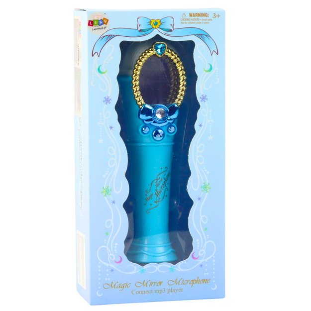 Magiškas mikrofonas su veidrodėliu - USB, mėlynas 1