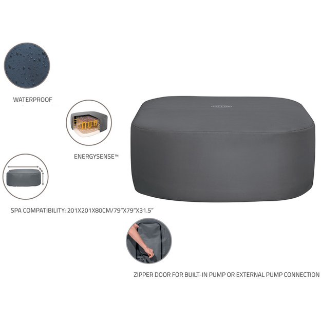 Termo dangtis sūkurinei voniai 201cm „Lay-Z-Spa“,  Bestway 60332