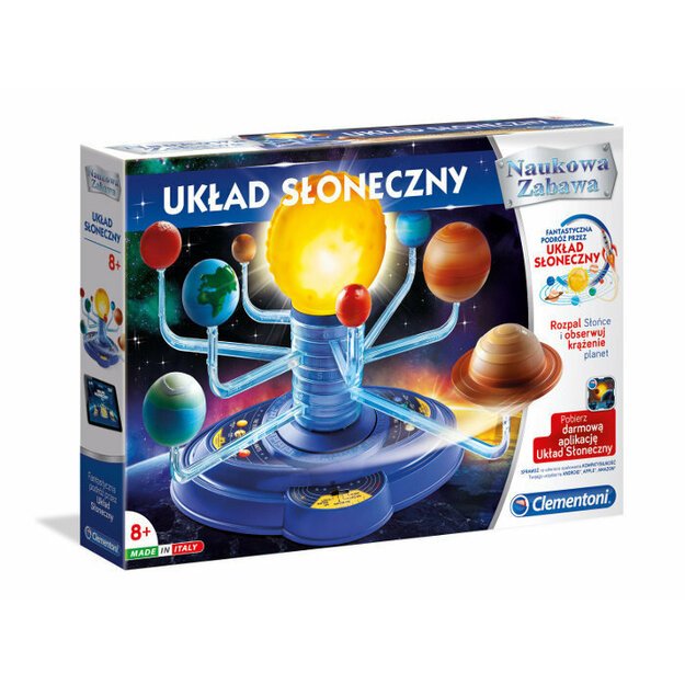 Interaktyvus saulės sistemos modelis vaikams, Clementoni 50107