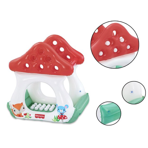 Pripučiamas kamuoliukų baseinas vaikams „Fisher Price“ 