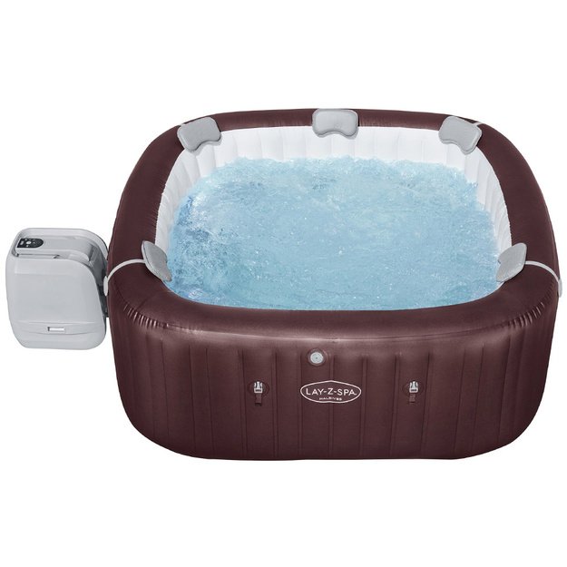 Pripučiama sūkurinė vonia „Lay-Z-Spa Maldives Pro7 2025“ su Wi-Fi ir LED, Bestway 6001U