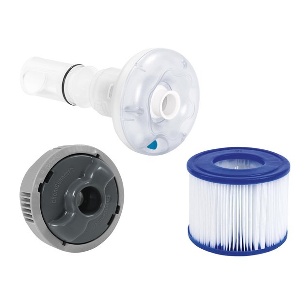 Pripučiama sūkurinė vonia „Lay-Z-Spa Maldives Pro7 2025“ su Wi-Fi ir LED, Bestway 6001U