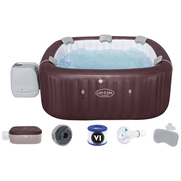 Pripučiama sūkurinė vonia „Lay-Z-Spa Maldives Pro7 2025“ su Wi-Fi ir LED, Bestway 6001U