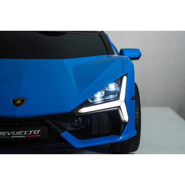 Dvivietis elektromobilis vaikams Lamborghini Revuelto XL, mėlynas