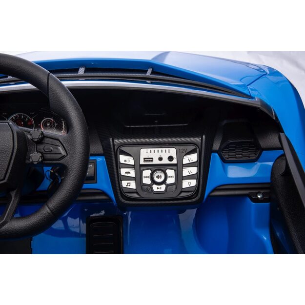 Dvivietis elektromobilis vaikams Lamborghini Revuelto XL, mėlynas
