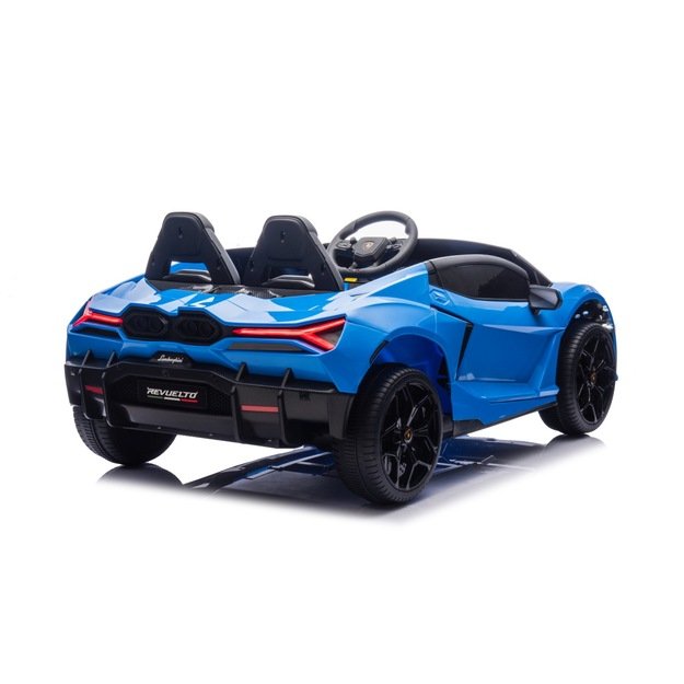Dvivietis elektromobilis vaikams Lamborghini Revuelto XL, mėlynas