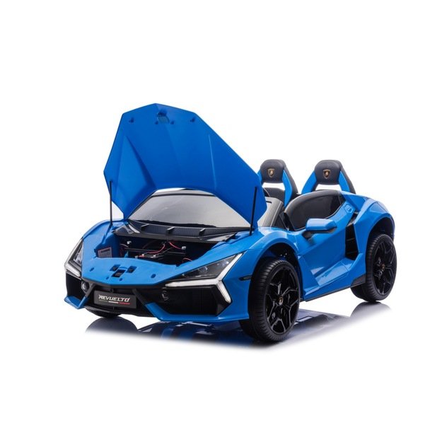 Dvivietis elektromobilis vaikams Lamborghini Revuelto XL, mėlynas