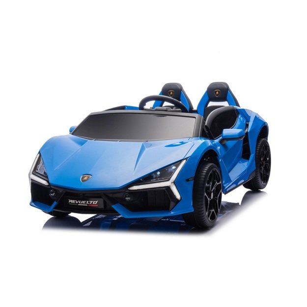 Dvivietis elektromobilis vaikams Lamborghini Revuelto XL, mėlynas
