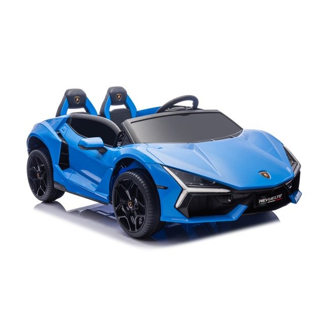 Dvivietis elektromobilis vaikams Lamborghini Revuelto XL, mėlynas