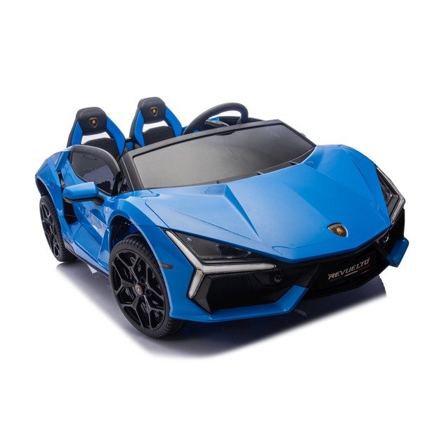 Dvivietis elektromobilis vaikams Lamborghini Revuelto XL, mėlynas