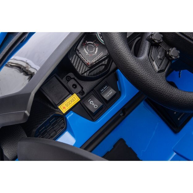Dvivietis elektromobilis vaikams Lamborghini Revuelto XL, mėlynas