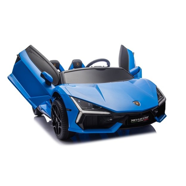 Dvivietis elektromobilis vaikams Lamborghini Revuelto XL, mėlynas