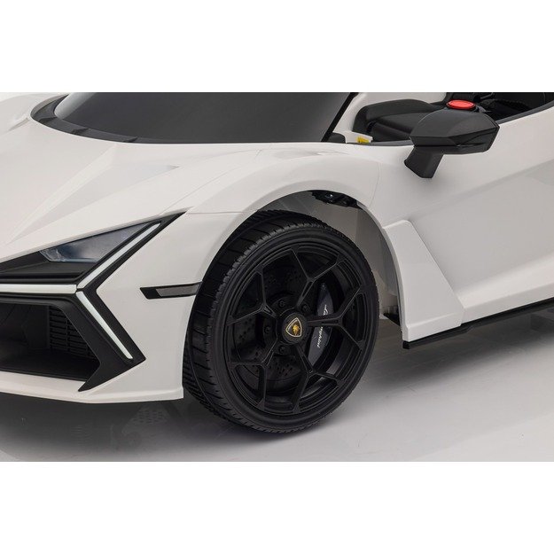 Vienvietis elektromobilis vaikams Lamborghini Revuelto, baltas