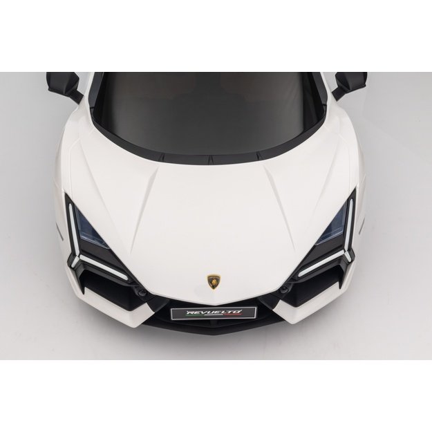 Vienvietis elektromobilis vaikams Lamborghini Revuelto, baltas