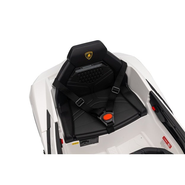 Vienvietis elektromobilis vaikams Lamborghini Revuelto, baltas